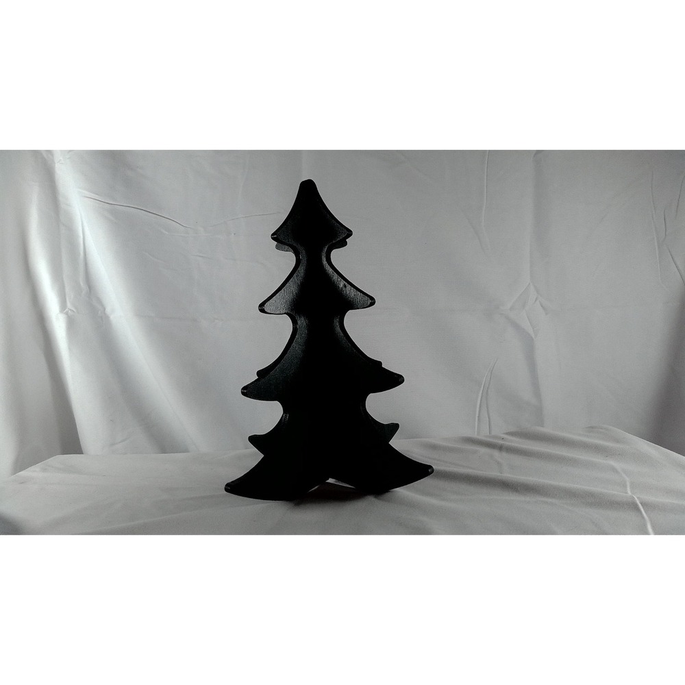Longaberger‎ Handmade Maple WoodCrafts 3D Christmas Tree - NEW
